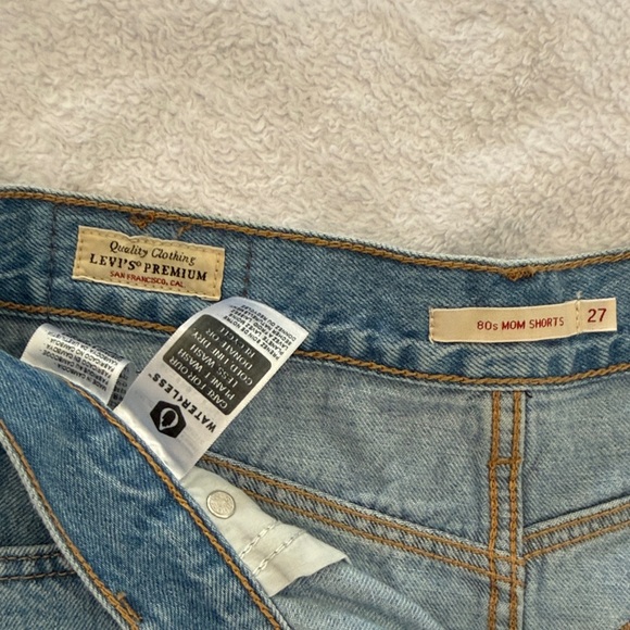 Levi's Light Blue Jean Shorts - Picture 2 of 6